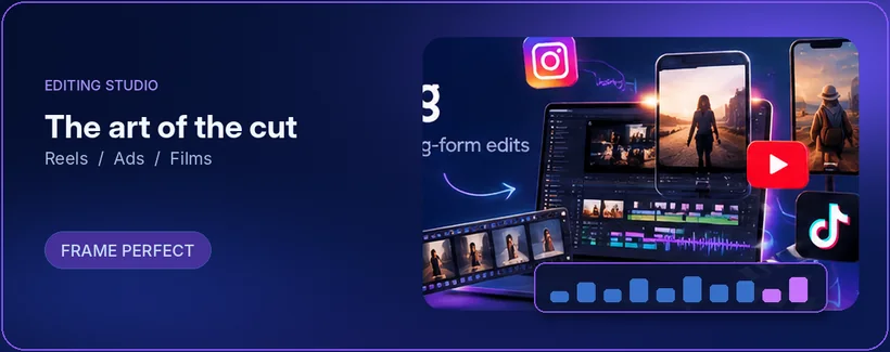 Editing studio: the art of the cut
